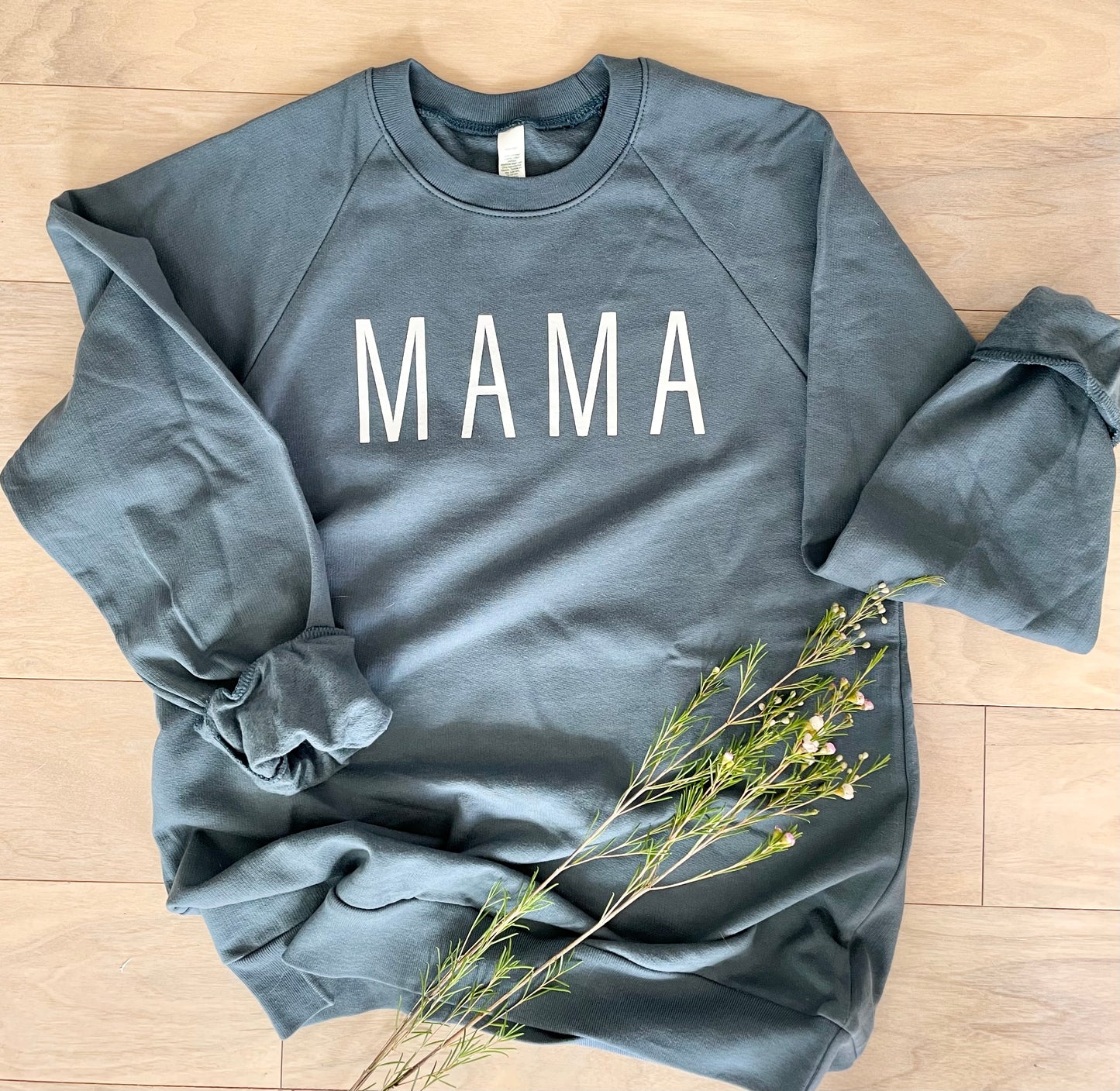 MAMA Raglan Crew Neck Sweatshirt