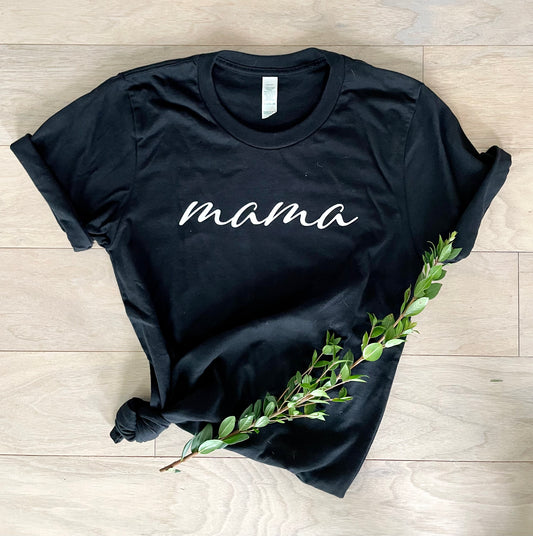 Mama Script Short Sleeve Tee