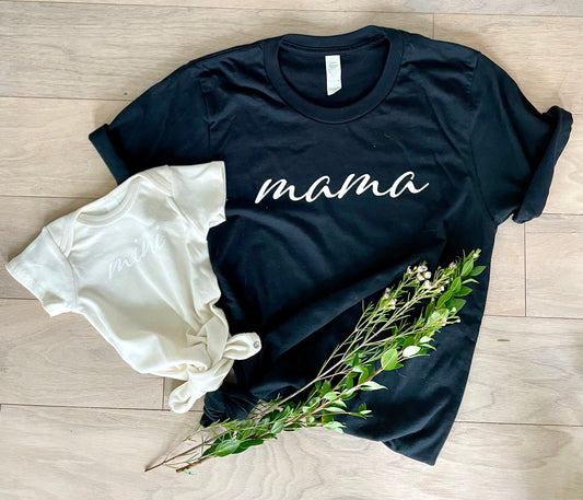 Mama Script Short Sleeve Tee