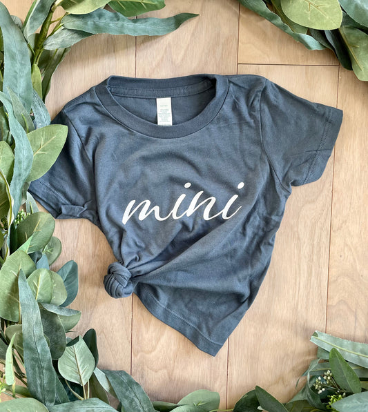 Mini Script Toddler Tee