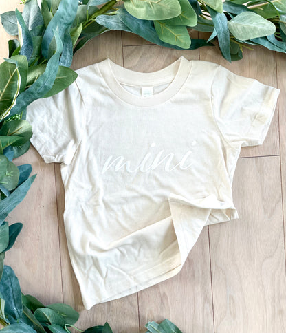 Mini Script Toddler Tee